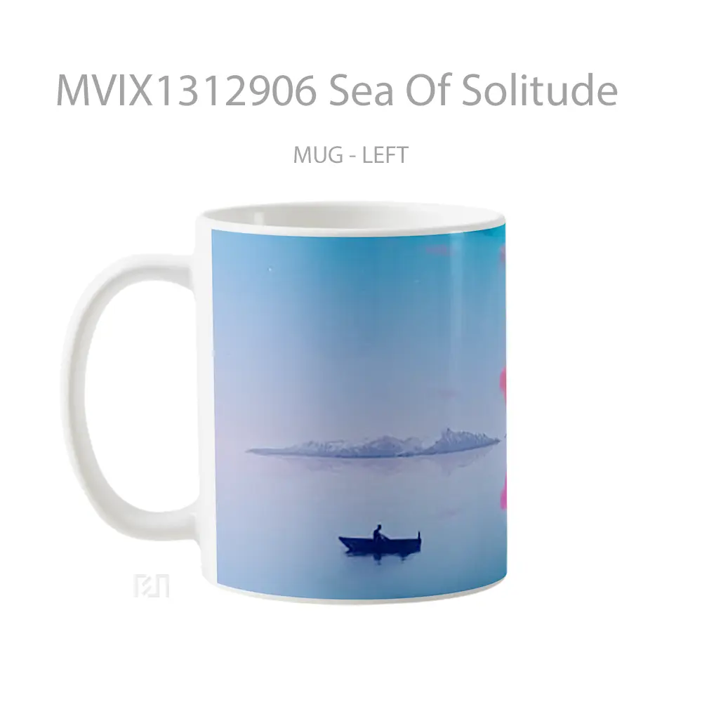 Mug Sea Of Solitude Gelas Pemandangan Alam - All-side / Desain