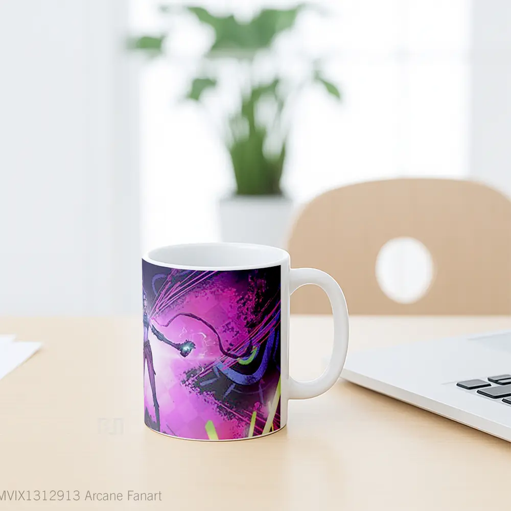 Mug Arcane Fanart Gelas Keramik Unik - All-side / Desain