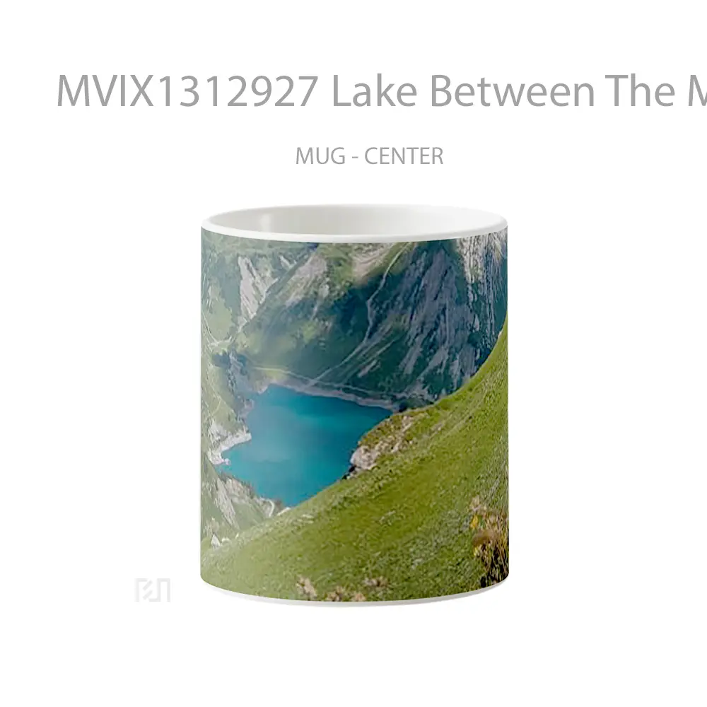 Mug Lake Between The Mountains Gelas Pemandangan Alam