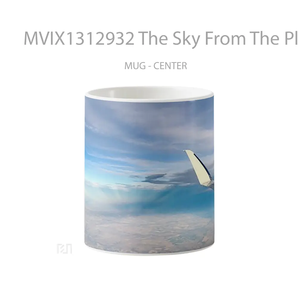 Mug The Sky From The Plane Gelas Pemandangan Alam