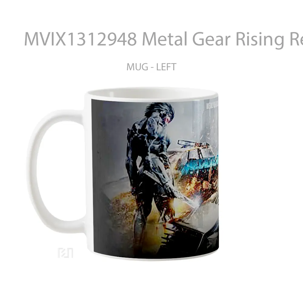 Mug Metal Gear Rising Revengeance 2 Gelas Keramik Unik - All-side / Desain