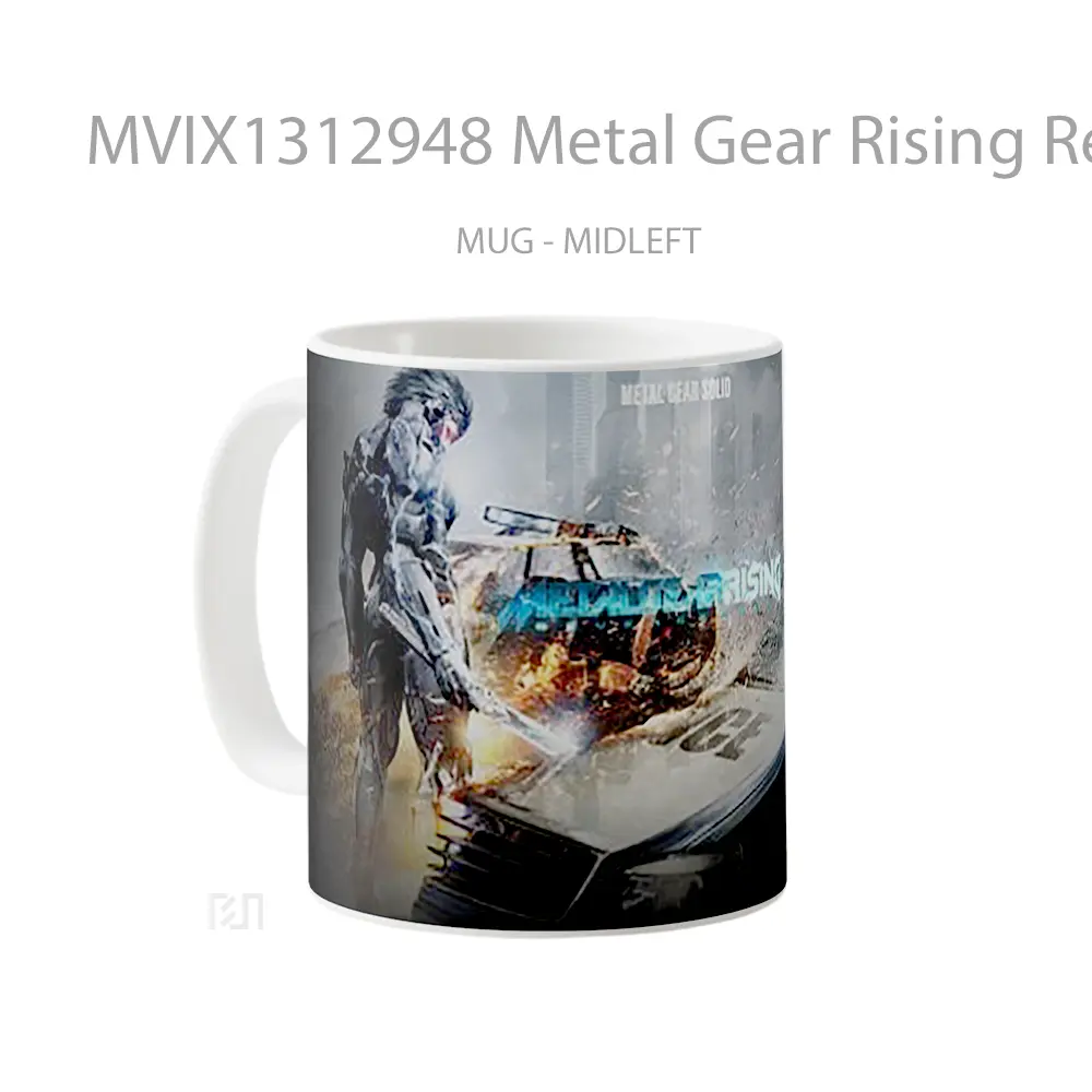 Mug Metal Gear Rising Revengeance 2 Gelas Keramik Unik - All-side / Desain