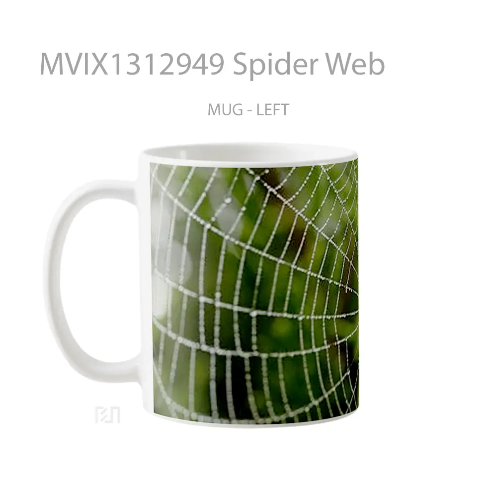 Mug Spider Web Gelas Keramik Unik - All-side / Desain
