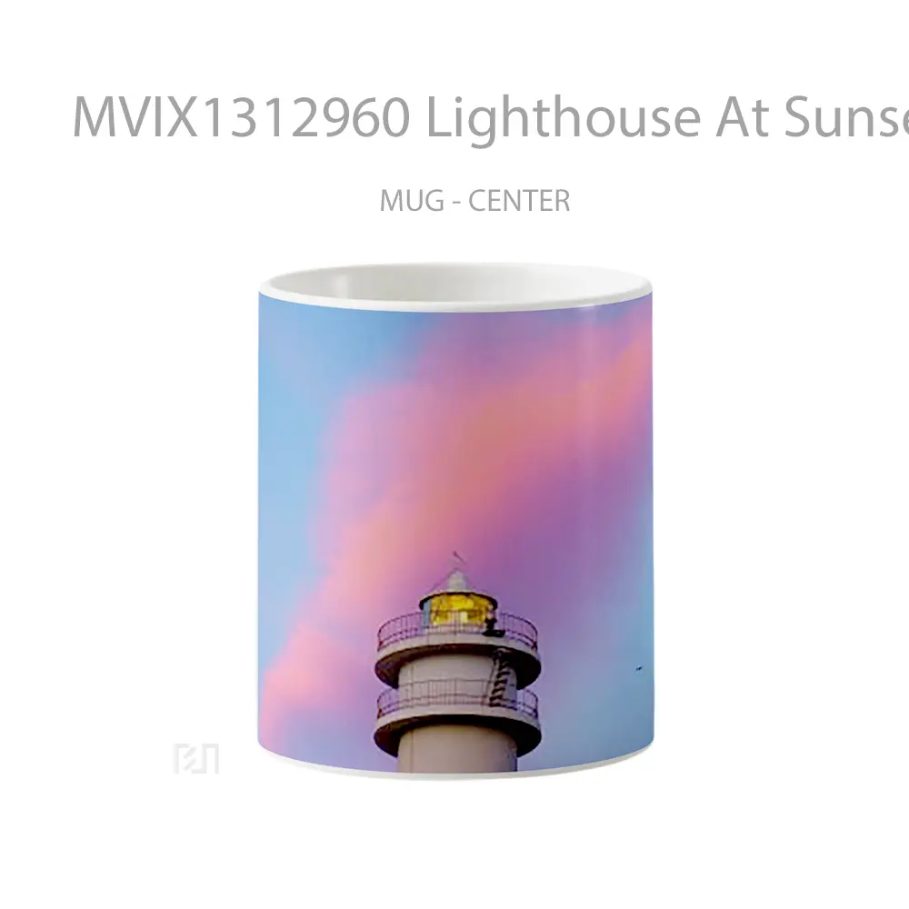 Mug Lighthouse At Sunset Gelas Pemandangan Alam