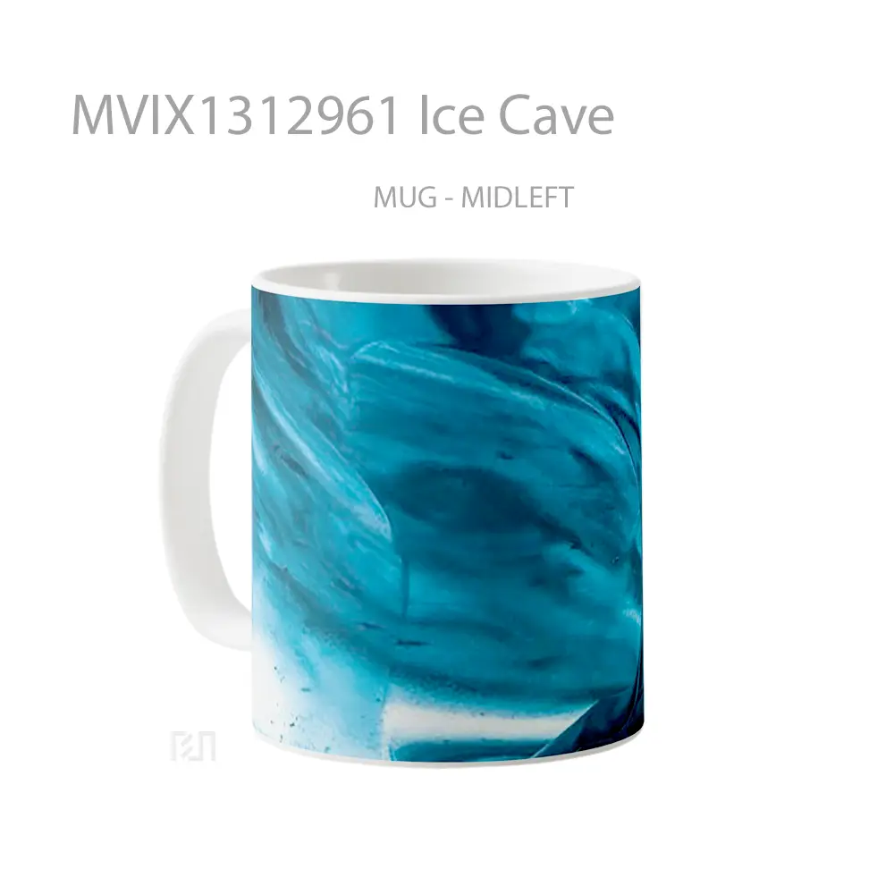 Mug Ice Cave Gelas Pemandangan Alam - All-side / Desain