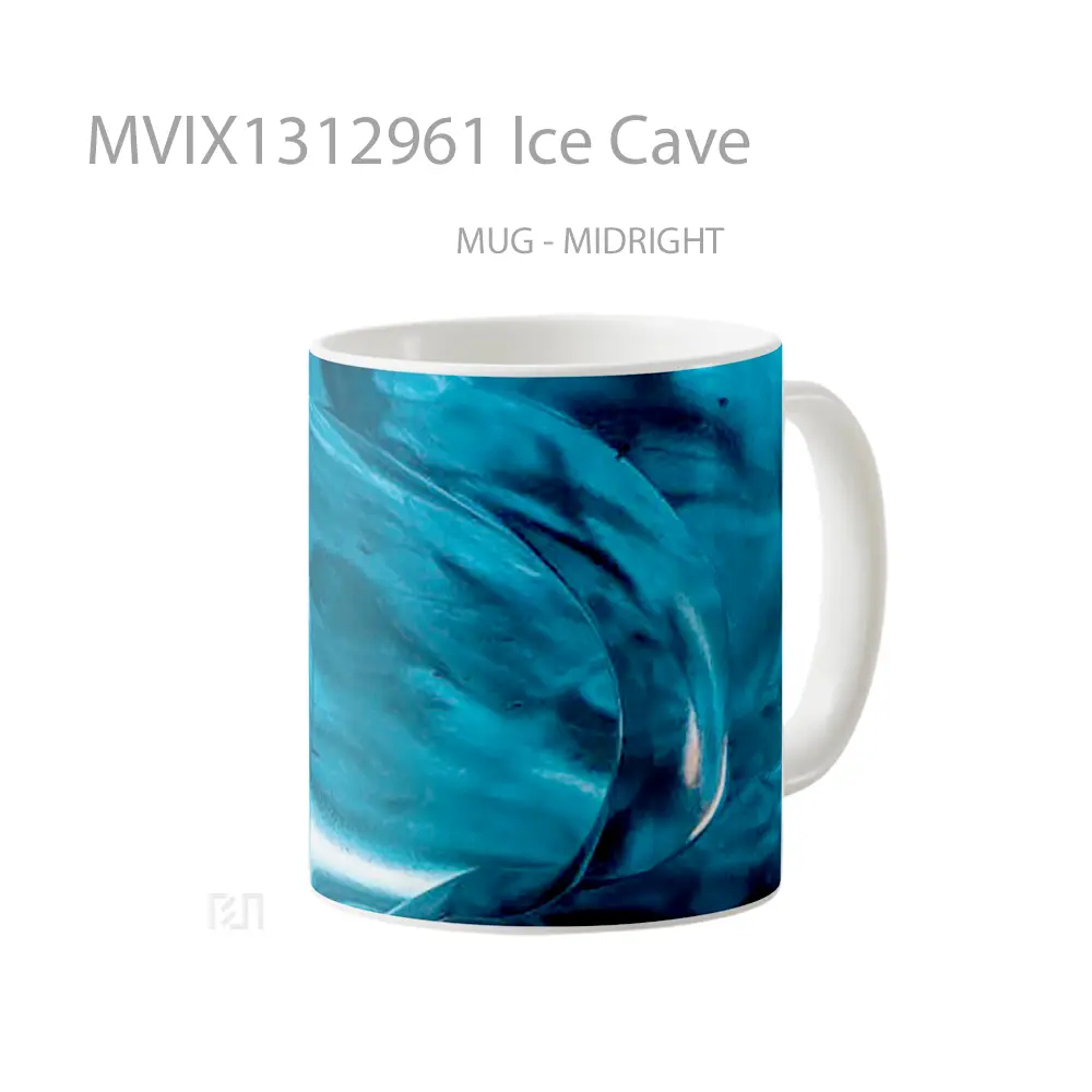 Mug Ice Cave Gelas Pemandangan Alam - All-side / Desain