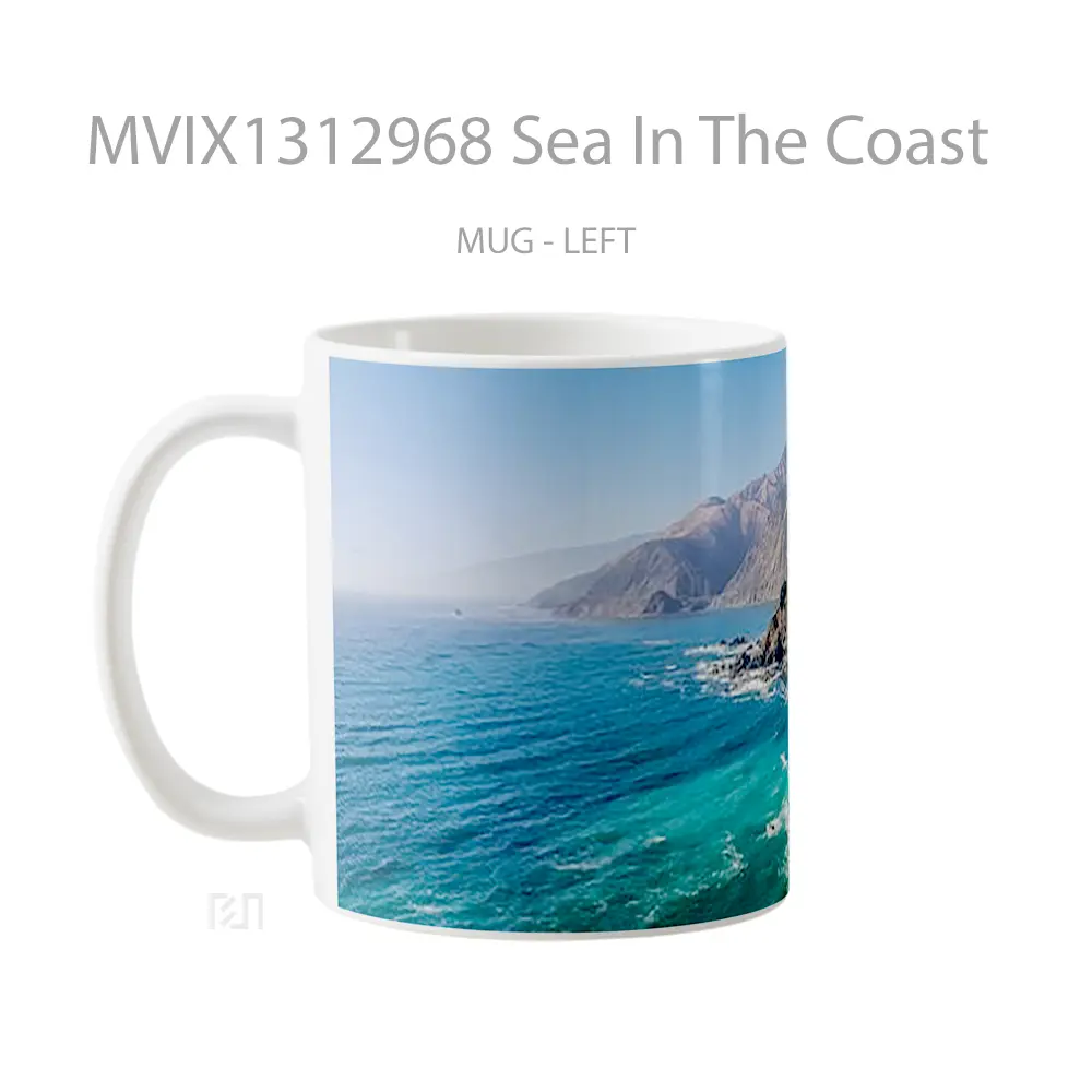 Mug Sea In The Coast Gelas Pemandangan Alam - All-side / Desain