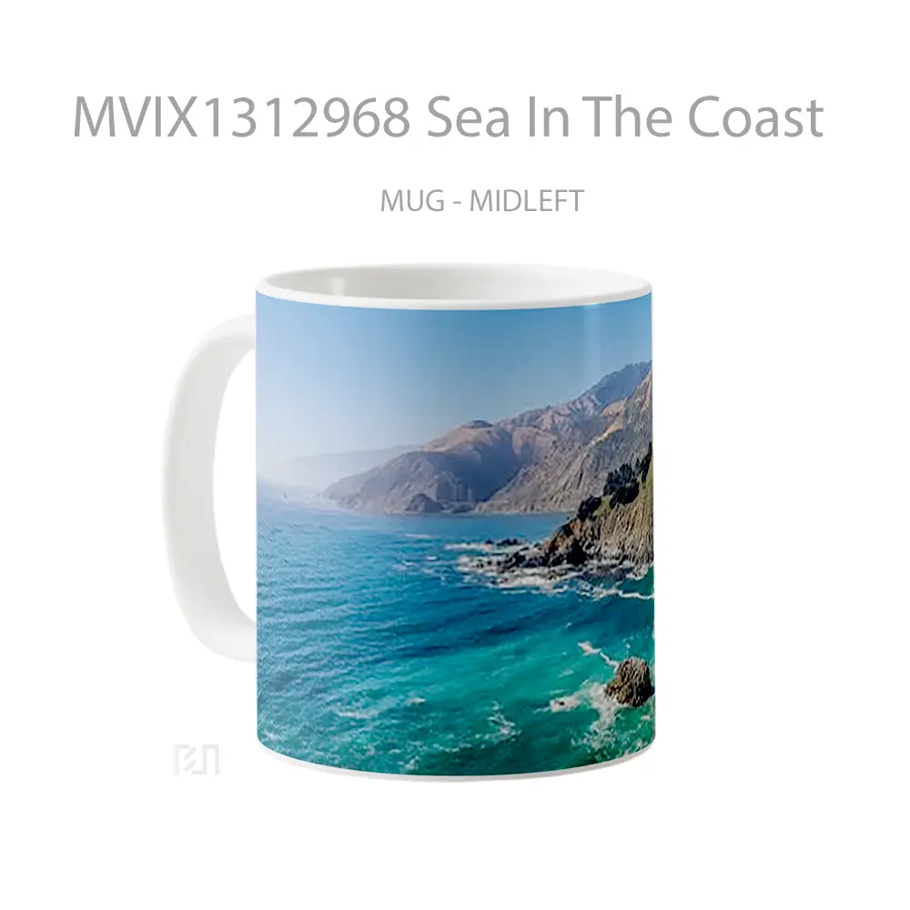 Mug Sea In The Coast Gelas Pemandangan Alam - All-side / Desain