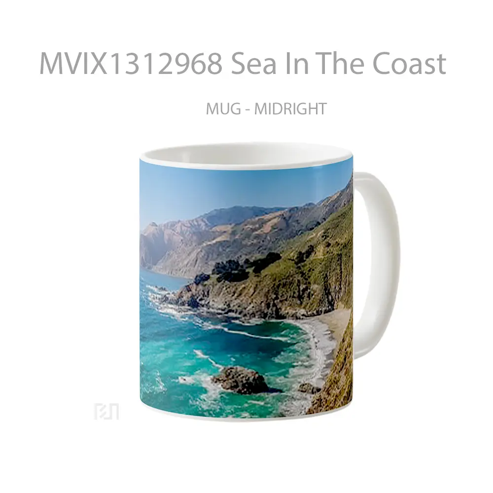 Mug Sea In The Coast Gelas Pemandangan Alam - All-side / Desain