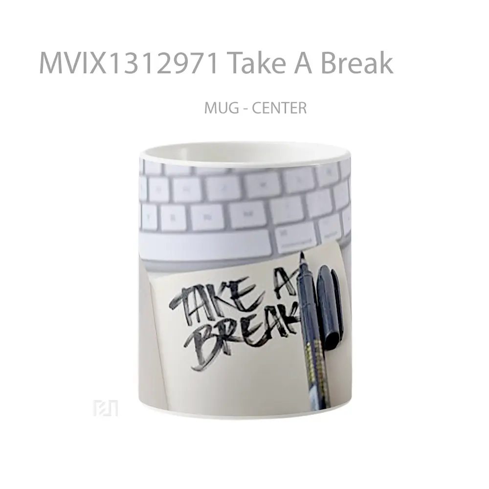 Mug Take A Break Gelas Keramik Unik