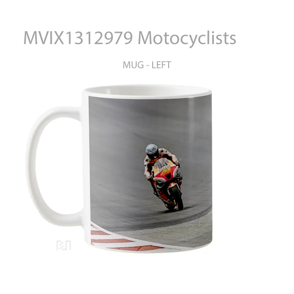 Mug Motocyclists Gelas Keramik Unik - All-side / Desain