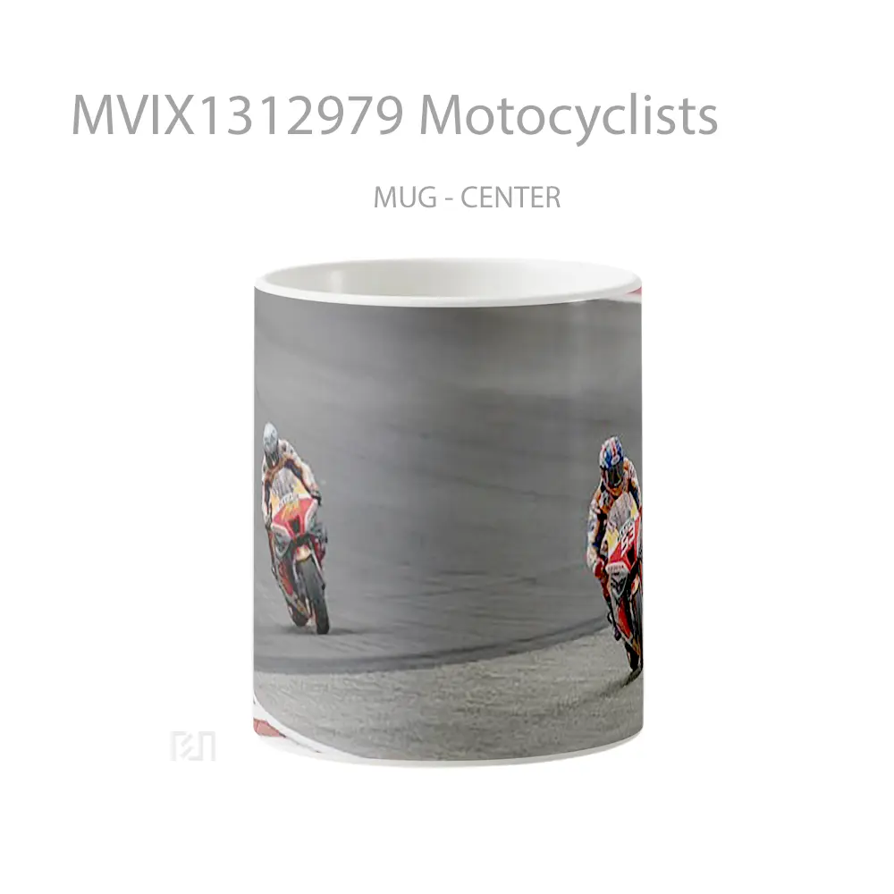Mug Motocyclists Gelas Keramik Unik