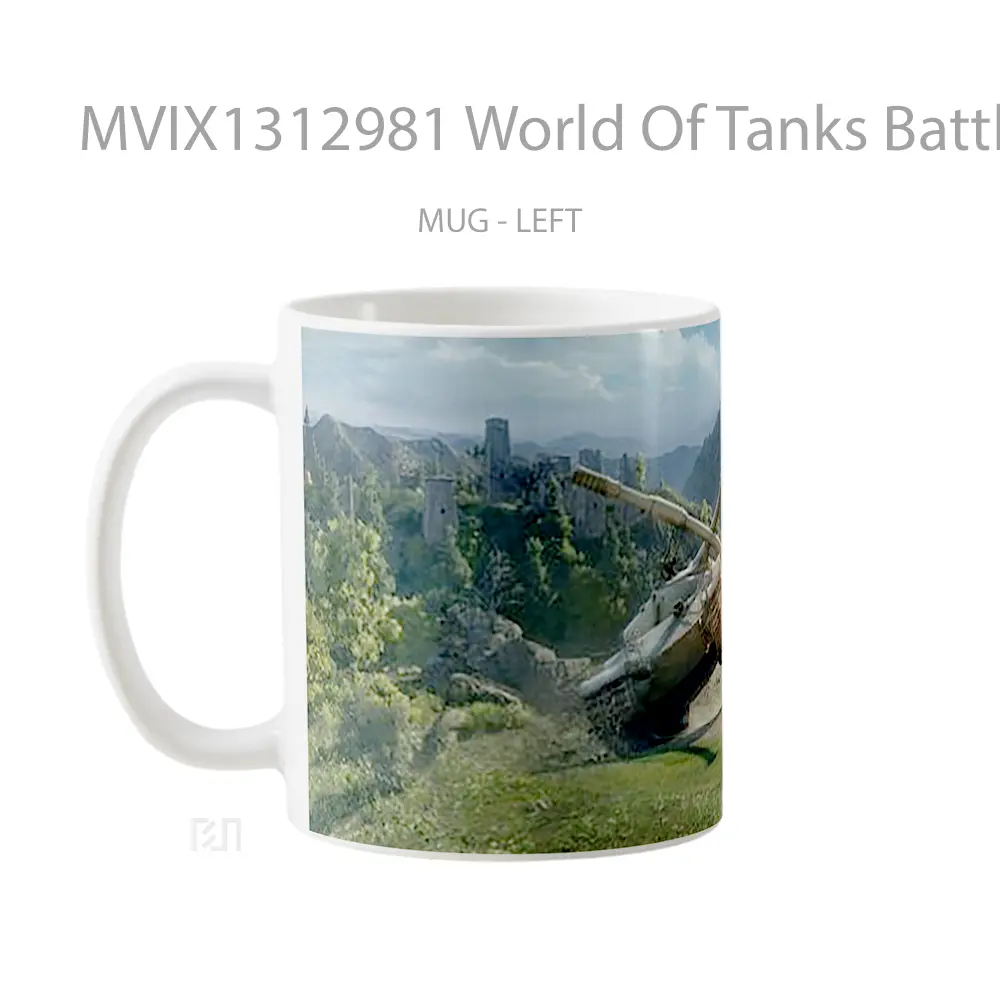 Mug World Of Tanks Battle Gelas Keramik Unik - All-side / Desain