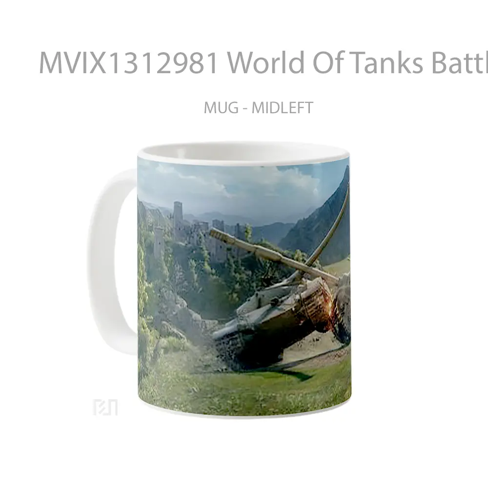 Mug World Of Tanks Battle Gelas Keramik Unik - All-side / Desain