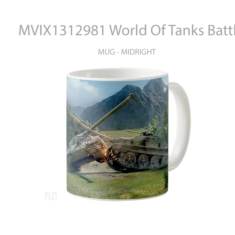 Mug World Of Tanks Battle Gelas Keramik Unik - All-side / Desain