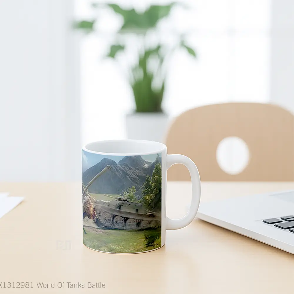Mug World Of Tanks Battle Gelas Keramik Unik - All-side / Desain