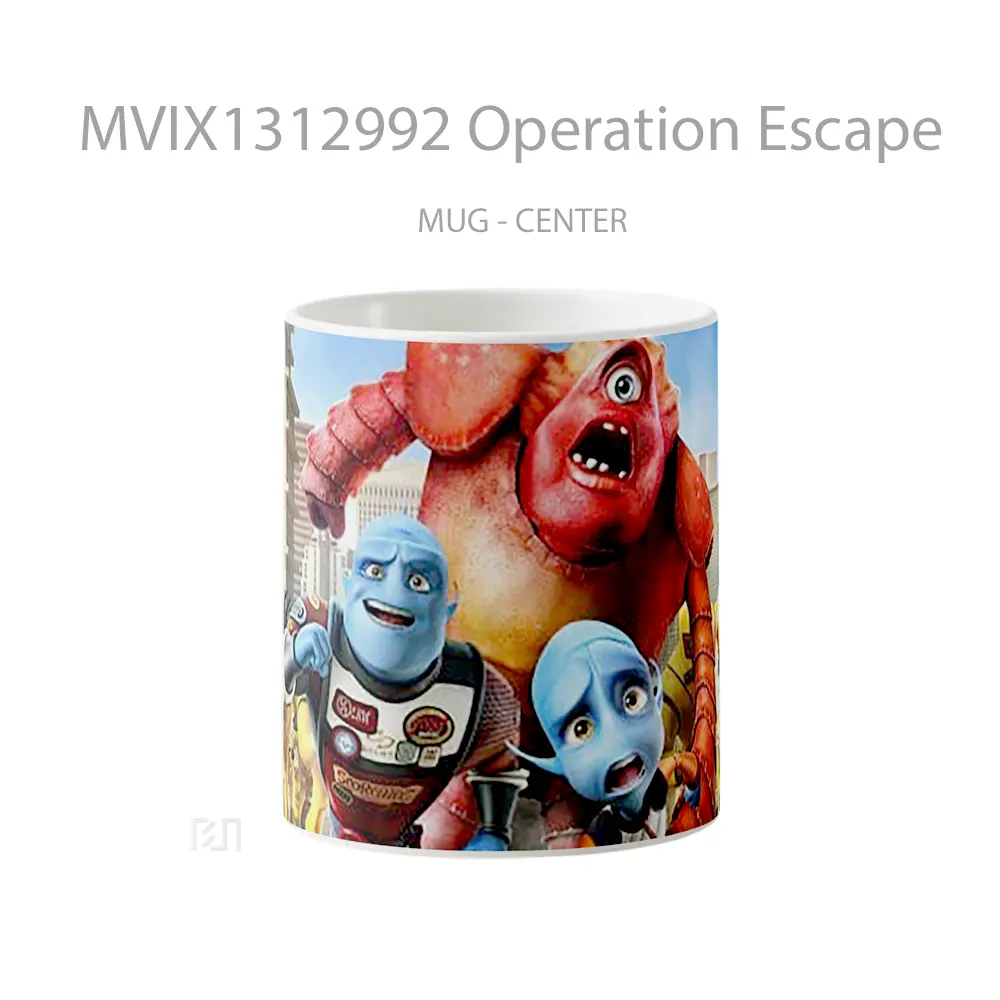 Mug Operation Escape Gelas Keramik Unik