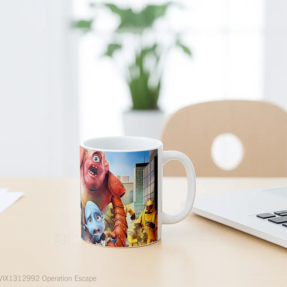 Mug Operation Escape Gelas Keramik Unik - All-side / Desain