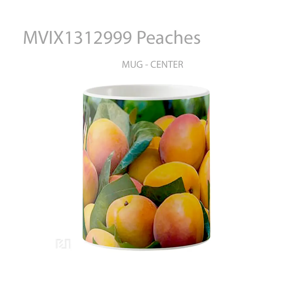 Mug Peaches Gelas Keramik Unik