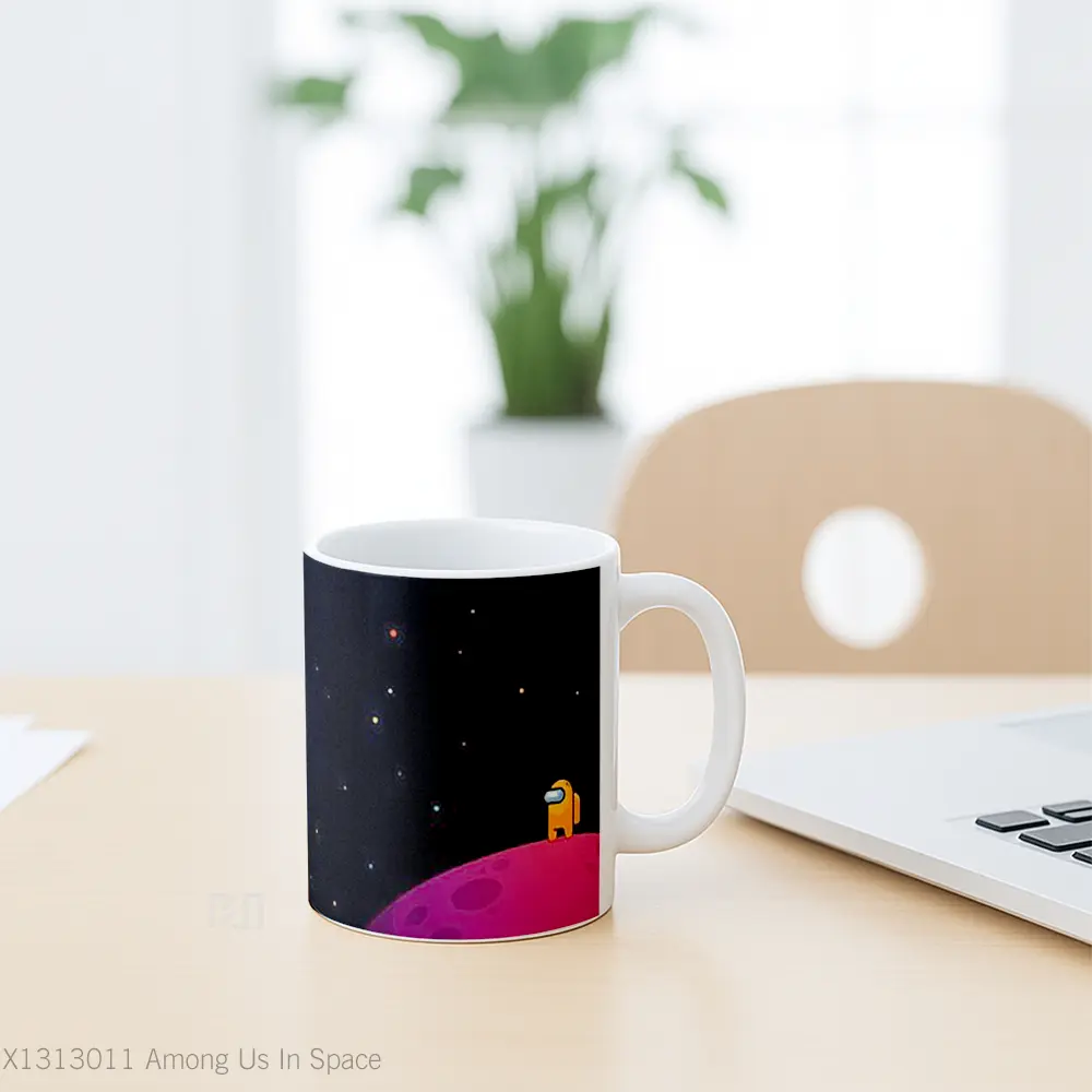Mug Among Us In Space Gelas Astronomi - All-side / Desain