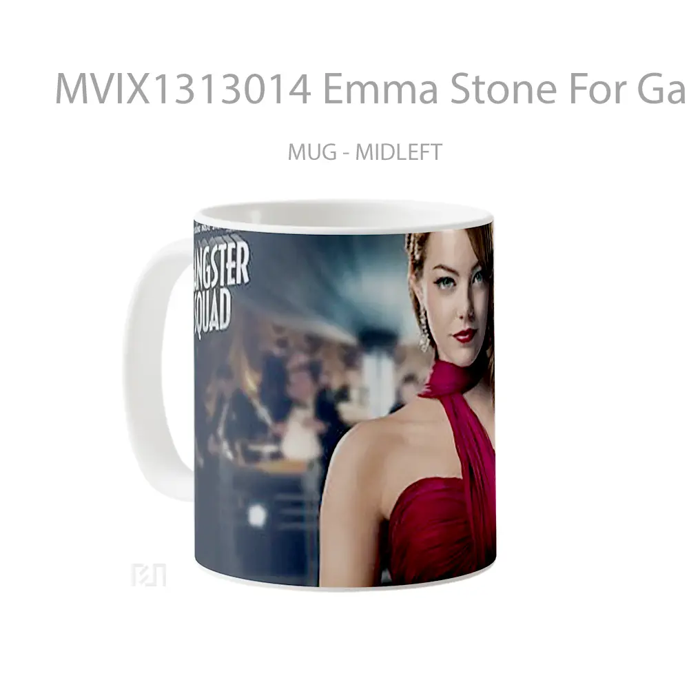 Mug Emma Stone For Gangster Squad Gelas Selebriti - All-side / Desain