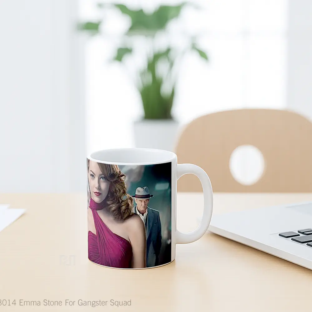 Mug Emma Stone For Gangster Squad Gelas Selebriti - All-side / Desain