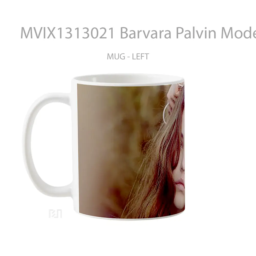 Mug Barvara Palvin Modelo Gelas Keramik Unik - All-side / Desain