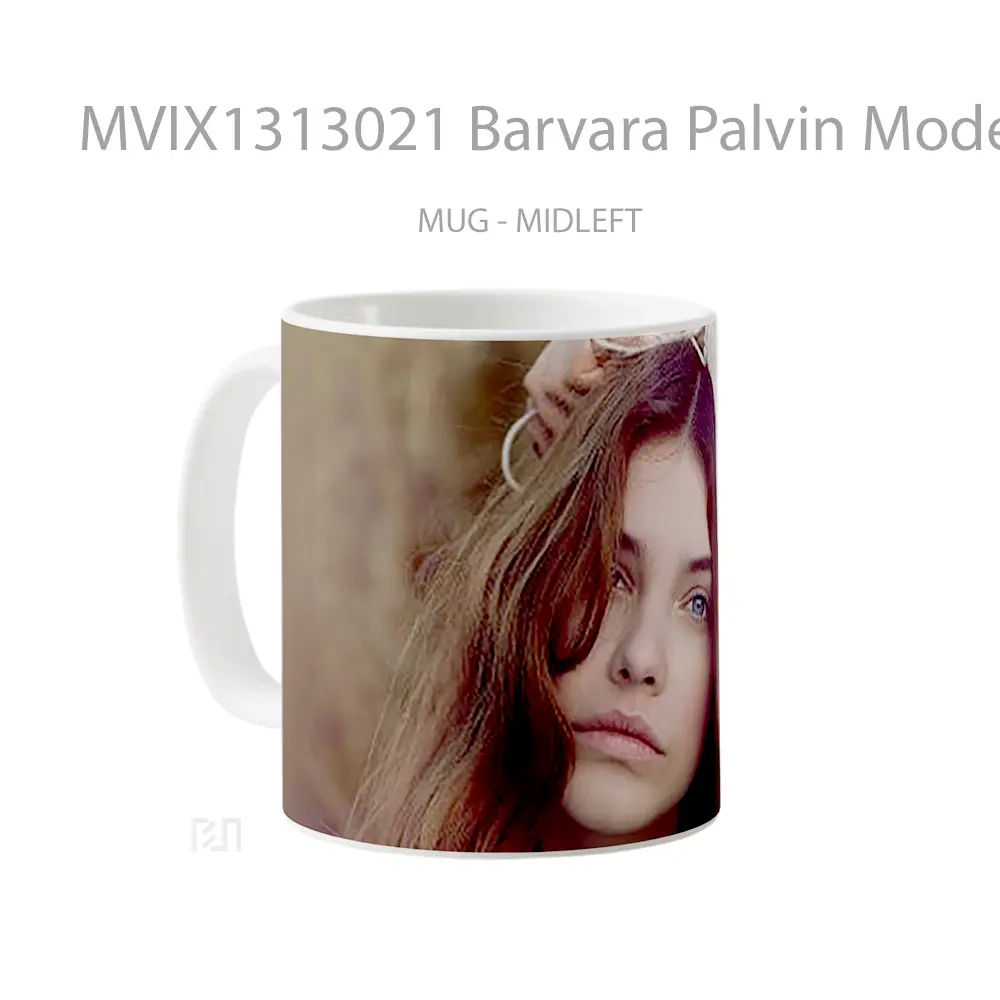 Mug Barvara Palvin Modelo Gelas Keramik Unik - All-side / Desain