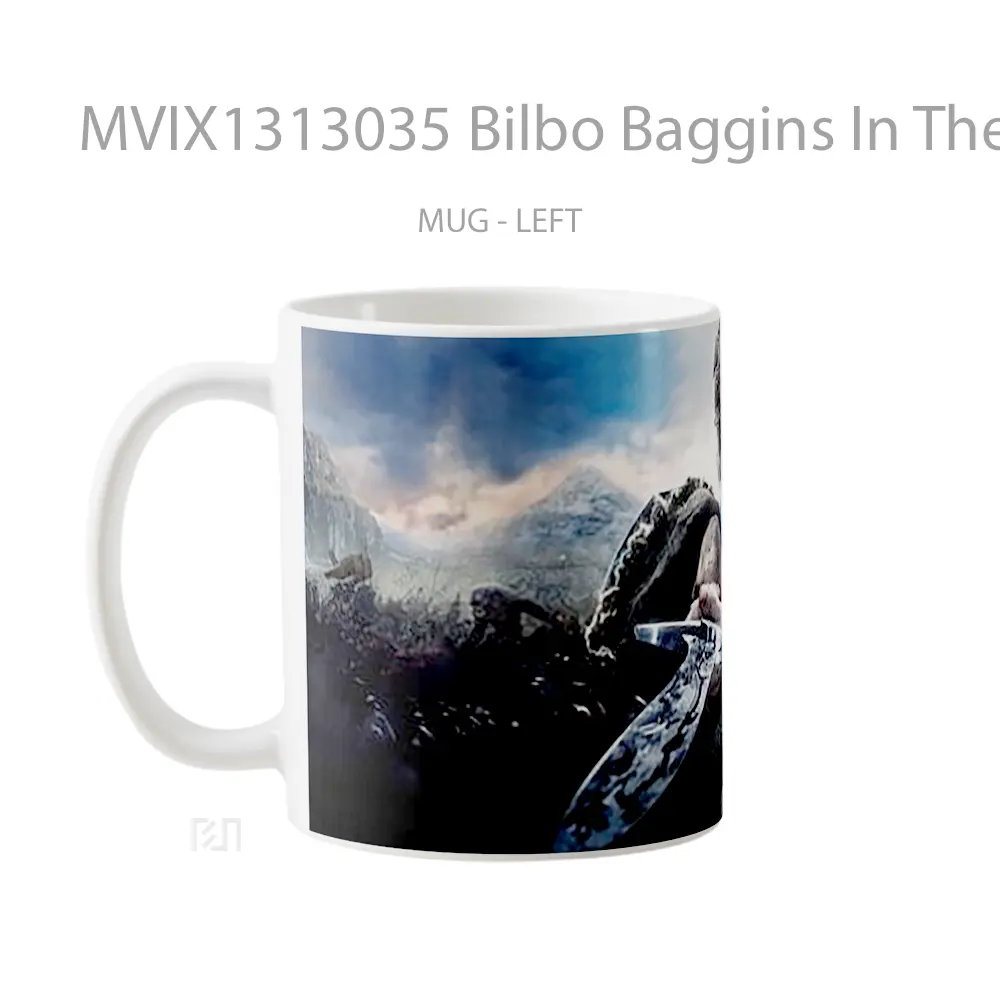 Mug Bilbo Baggins In The Hobbit 3 Gelas Film - All-side / Desain