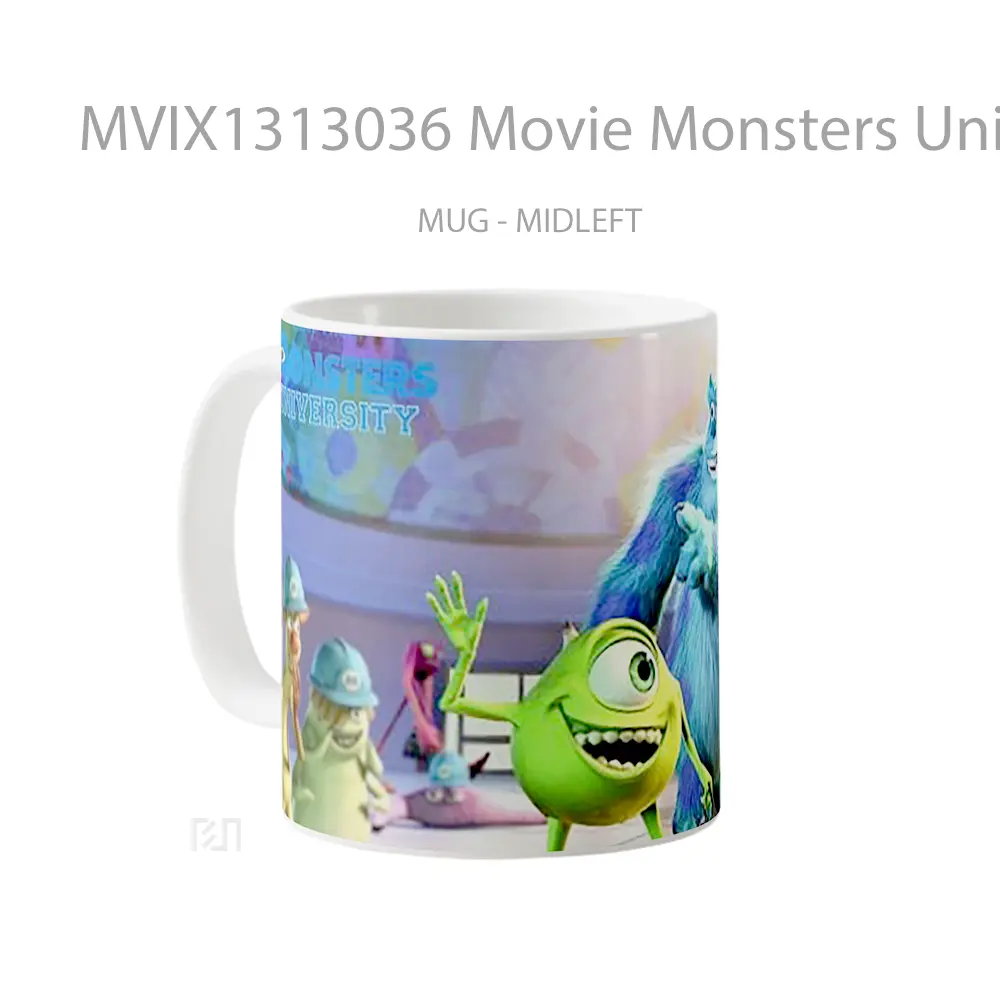 Mug Movie Monsters University Gelas Keramik Unik - All-side / Desain