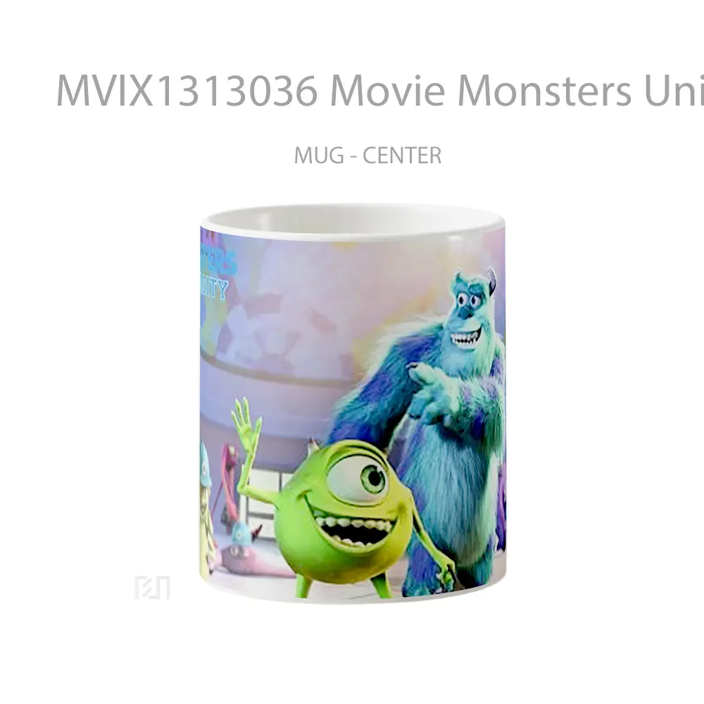 Mug Keramik Premium SNI - Mug Movie Monsters University Gelas Keramik Unik