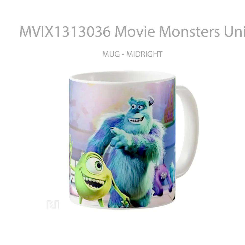Mug Movie Monsters University Gelas Keramik Unik - All-side / Desain