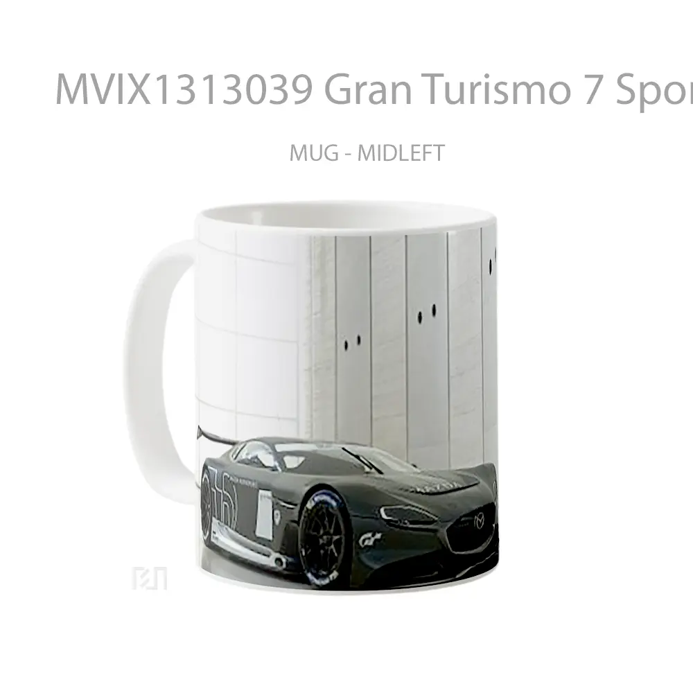 Mug Gran Turismo 7 Sports Car Cangkir Mobil - All-side / Desain