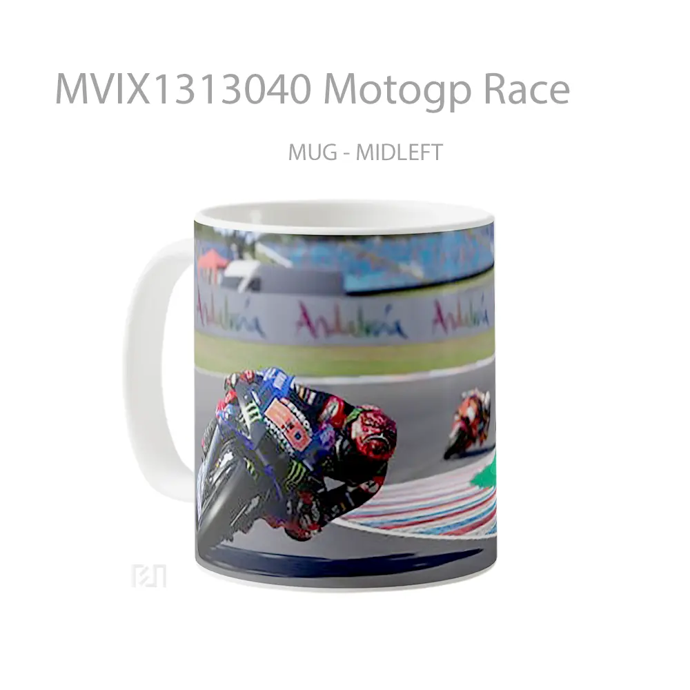 Mug Motogp Race Gelas Keramik Unik - All-side / Desain