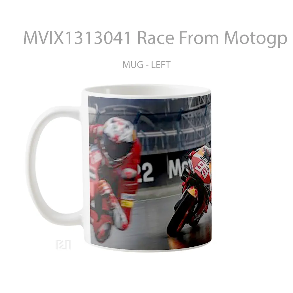 Mug Race From Motogp Gelas Keramik Unik - All-side / Desain