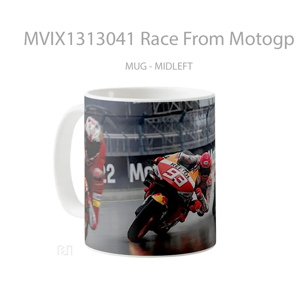 Mug Race From Motogp Gelas Keramik Unik - All-side / Desain