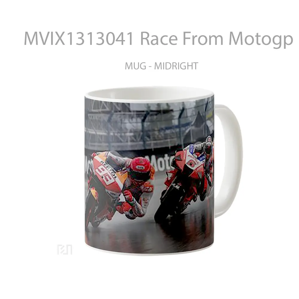Mug Race From Motogp Gelas Keramik Unik - All-side / Desain