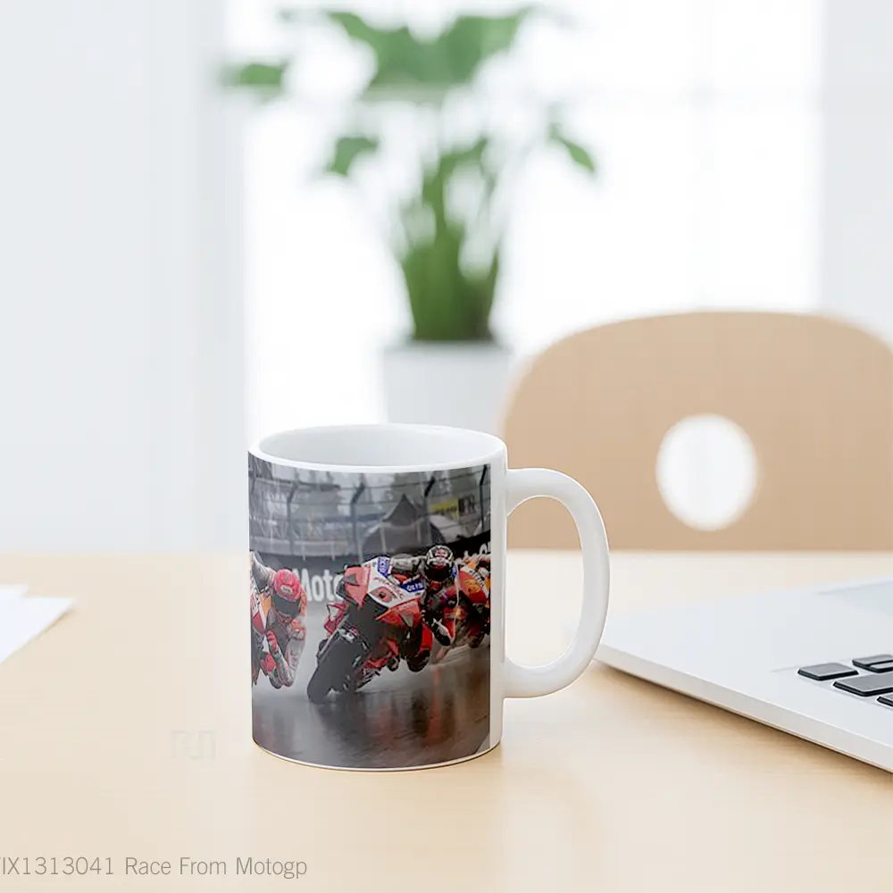 Mug Race From Motogp Gelas Keramik Unik - All-side / Desain