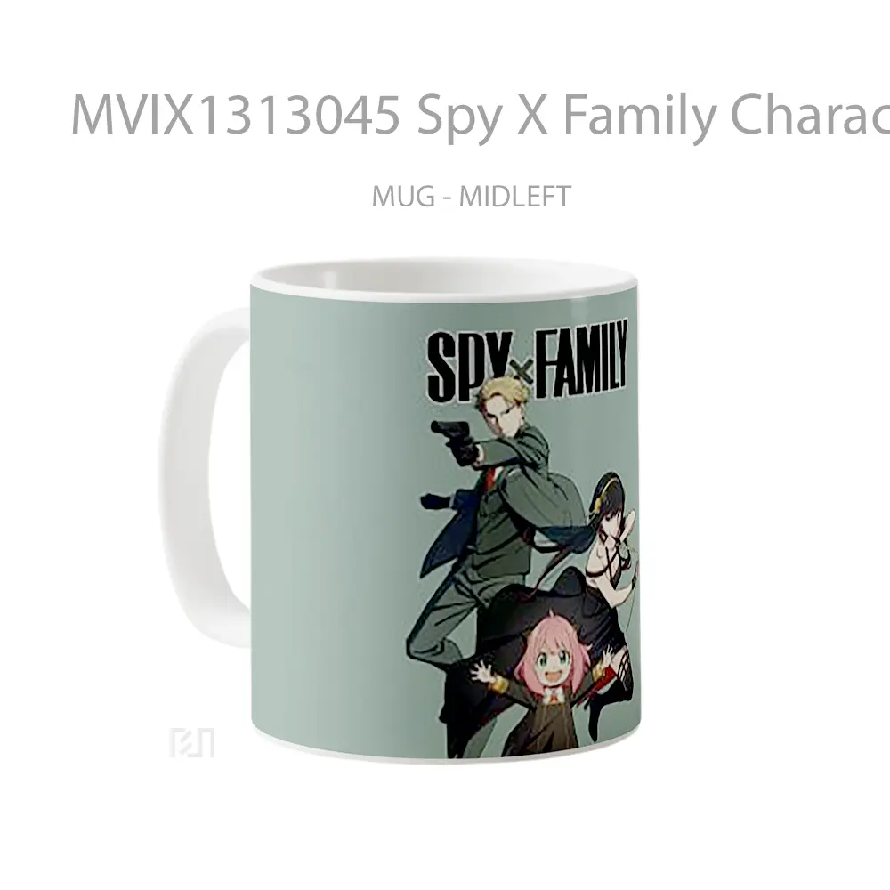 Mug Spy X Family Characters Gelas Keramik Unik - All-side / Desain