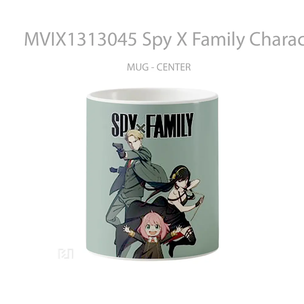 Mug Spy X Family Characters Gelas Keramik Unik