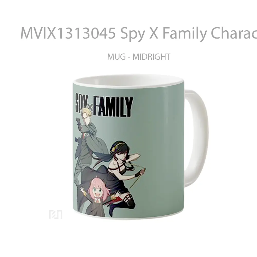 Mug Spy X Family Characters Gelas Keramik Unik - All-side / Desain