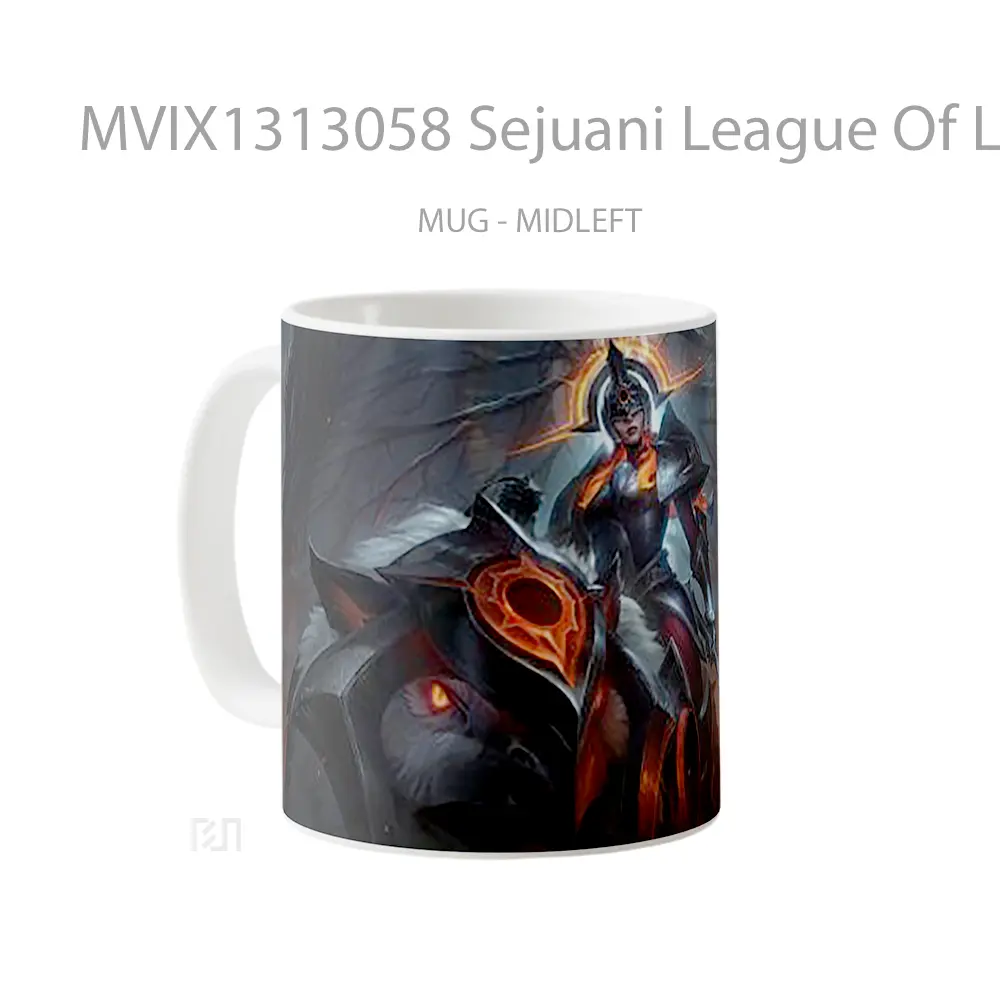 Mug Sejuani League Of Legends Cangkir Gamer - All-side / Desain