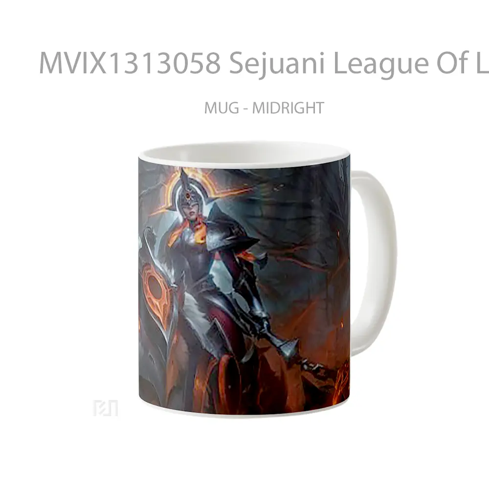 Mug Sejuani League Of Legends Cangkir Gamer - All-side / Desain