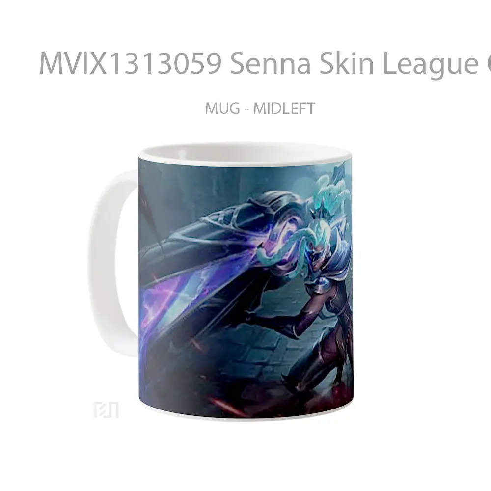 Mug Senna Skin League Of Legends Cangkir Gamer - All-side / Desain