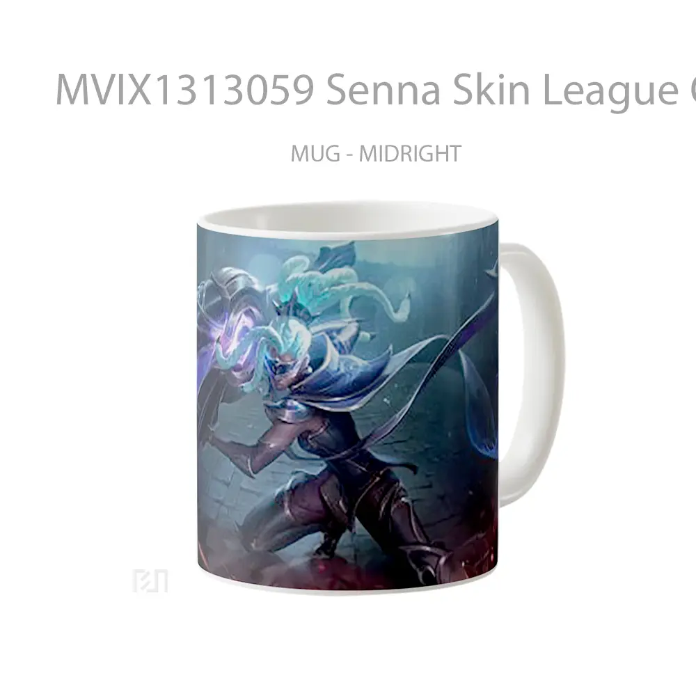 Mug Senna Skin League Of Legends Cangkir Gamer - All-side / Desain