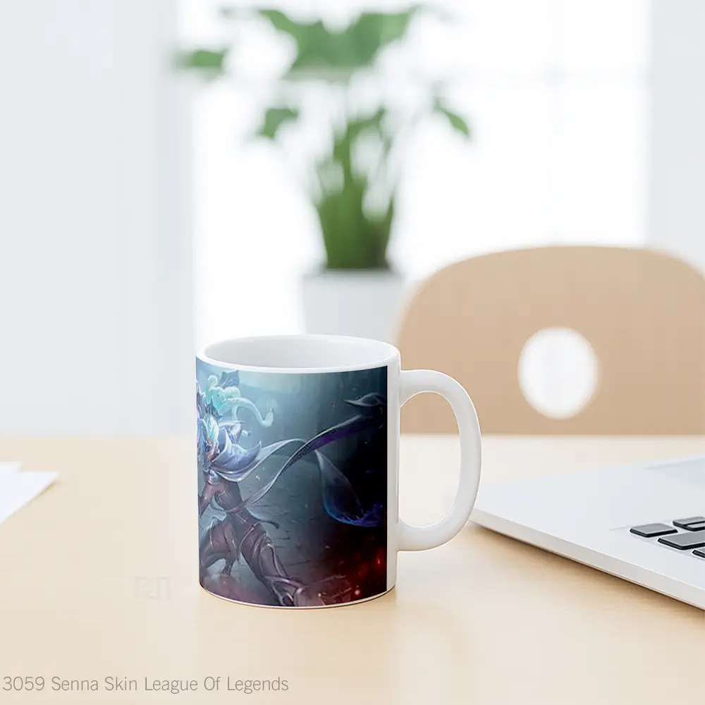 Mug Senna Skin League Of Legends Cangkir Gamer - All-side / Desain