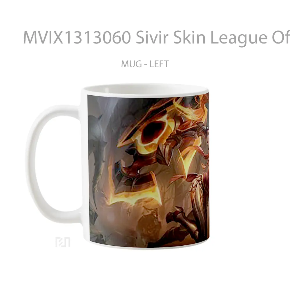 Mug Sivir Skin League Of Legends Cangkir Gamer - All-side / Desain