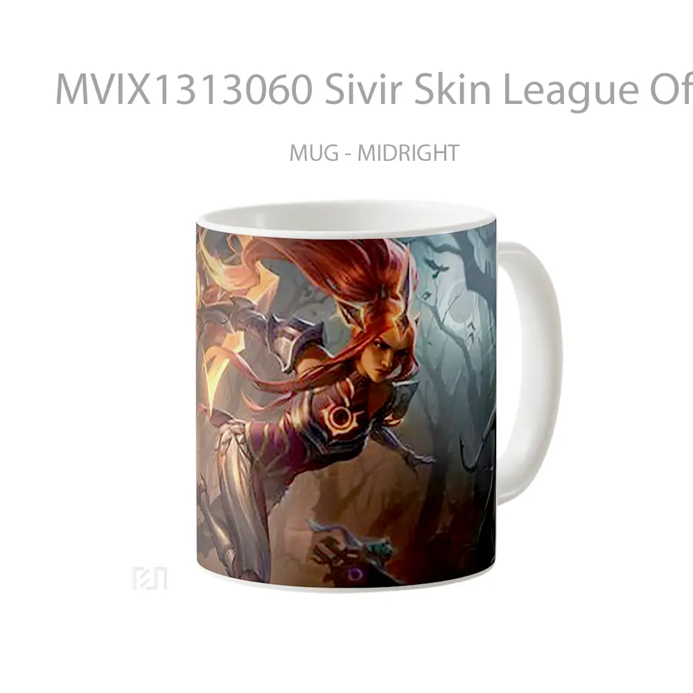 Mug Sivir Skin League Of Legends Cangkir Gamer - All-side / Desain