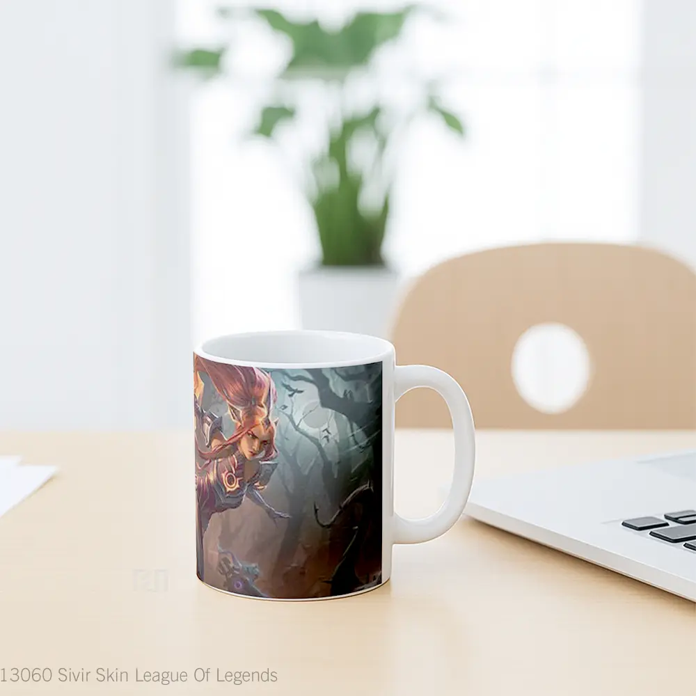 Mug Sivir Skin League Of Legends Cangkir Gamer - All-side / Desain