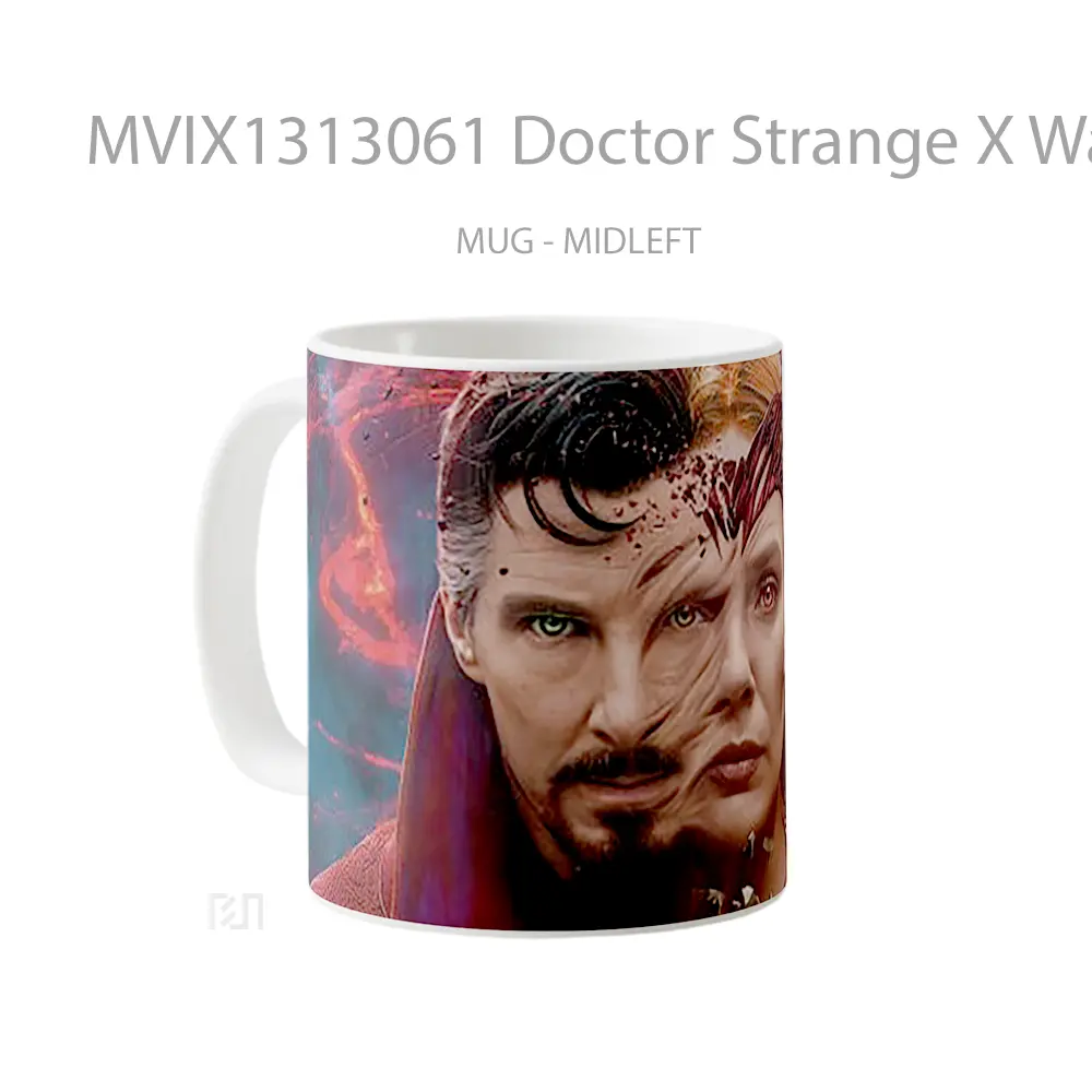 Mug Doctor Strange X Wanda Gelas Superhero - All-side / Desain